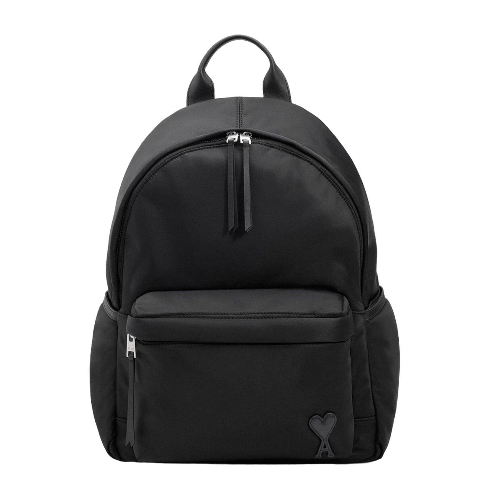 Black Nylon Canvas Marcel Backpack