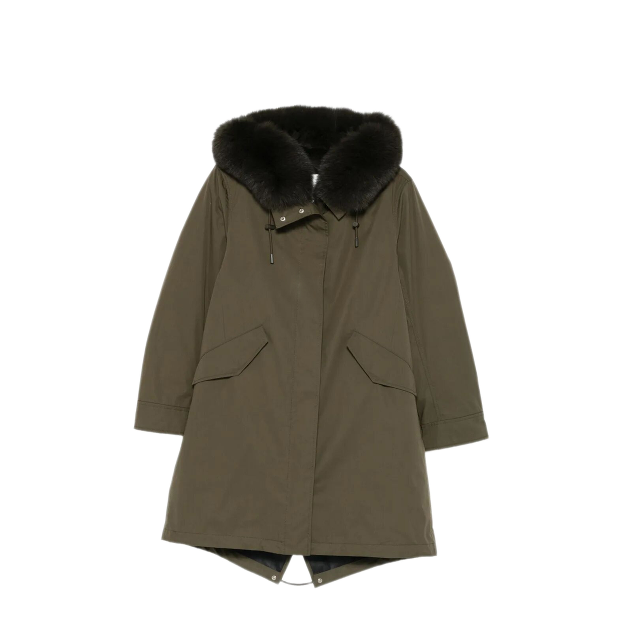 MAYFEYR - Yves Salomon - Fur Hood Long Parka - 22WFM01385F52XA8209