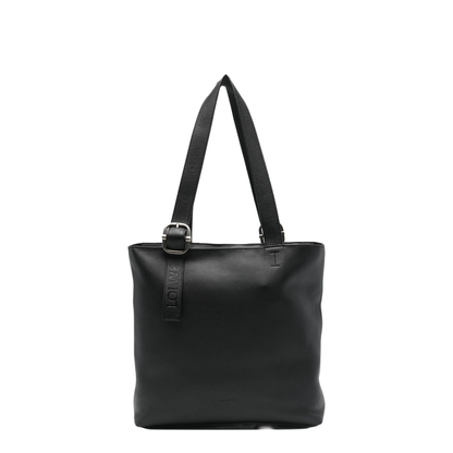 Loop Calfskin Tote - Black