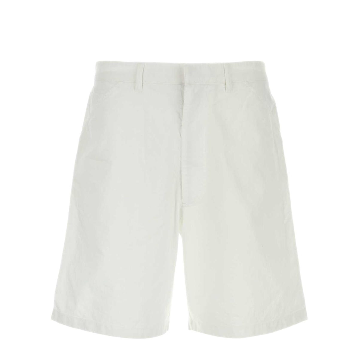 MAYFEYR - Prada - White Oxford Bermuda Shorts - SPH461SOOO16FSF0009