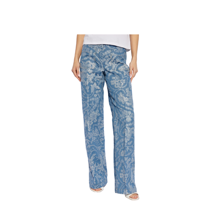Trousers with decorative pattern