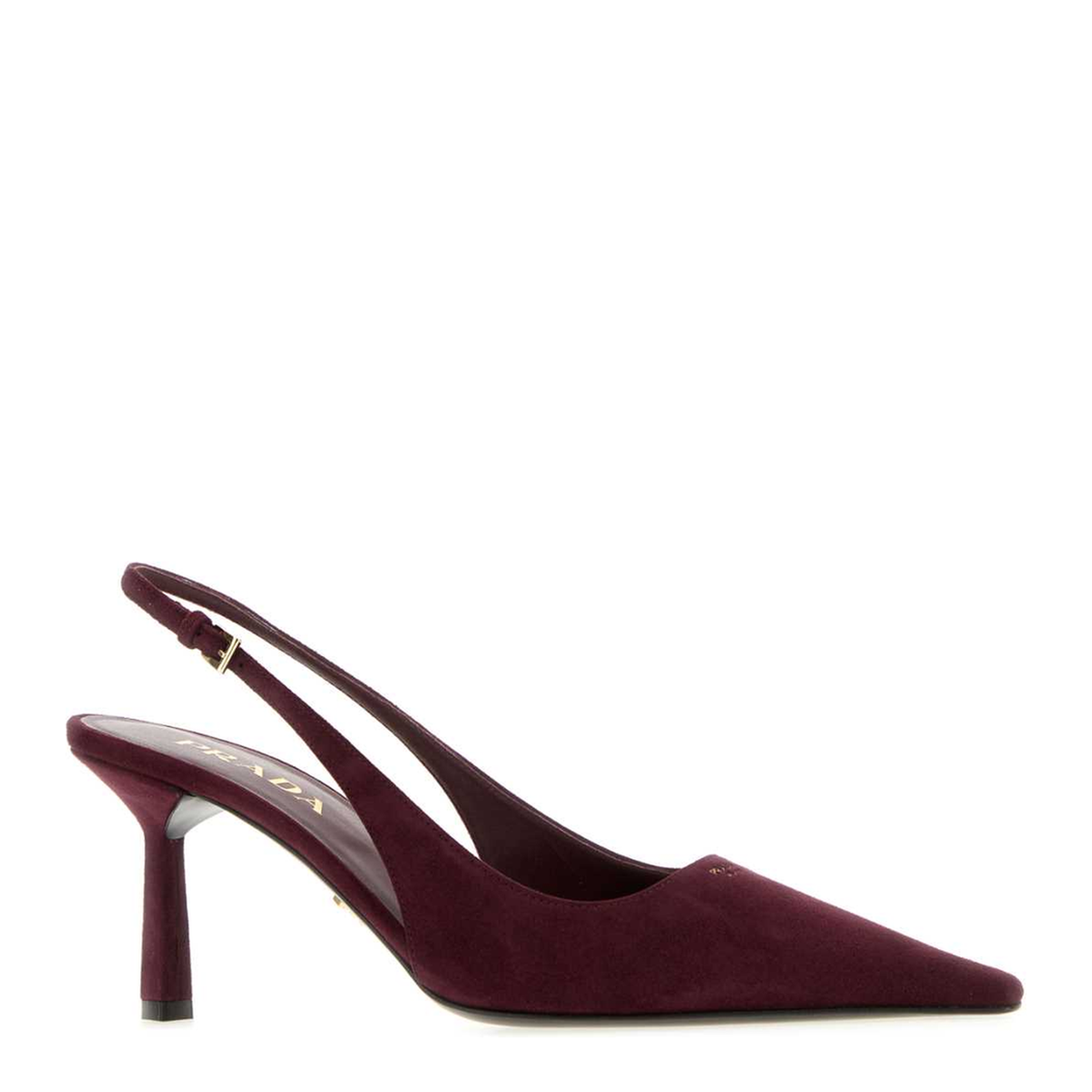 MAYFEYR - Prada - Aubergine Suede Pumps - 1I673OF075008F0007