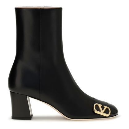 MAYFEYR - Valentino - Veeside Leather Ankle Boots - 9W2S0PT5KLD0NO