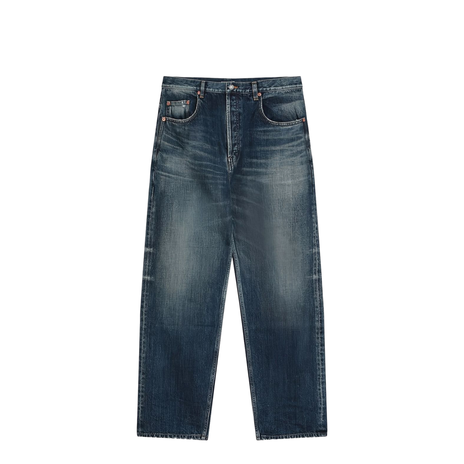High-Rise Jeans in Heritage Vintage Blue Denim