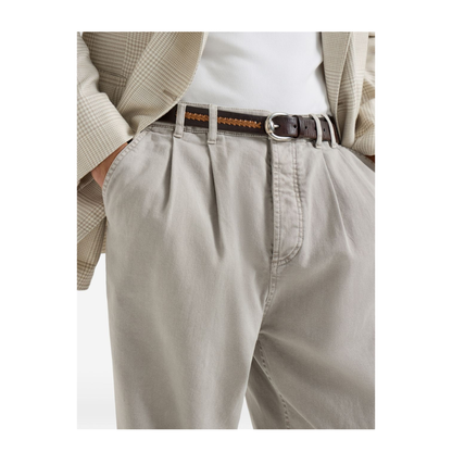 Five-Pocket Denim Pants Grey