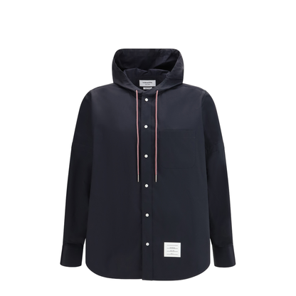 MAYFEYR - Thom Browne - Nylon Cotton Hooded Jacket - MWL432OF1066