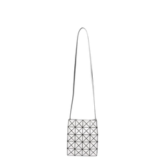 Prism Matte Small PVC Shoulder Bag - Light Grey