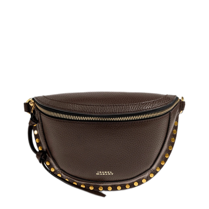 MAYFEYR - Isabel Marant - Hammered Leather Belt Bag With Studs - BJ0001FAD1C04M