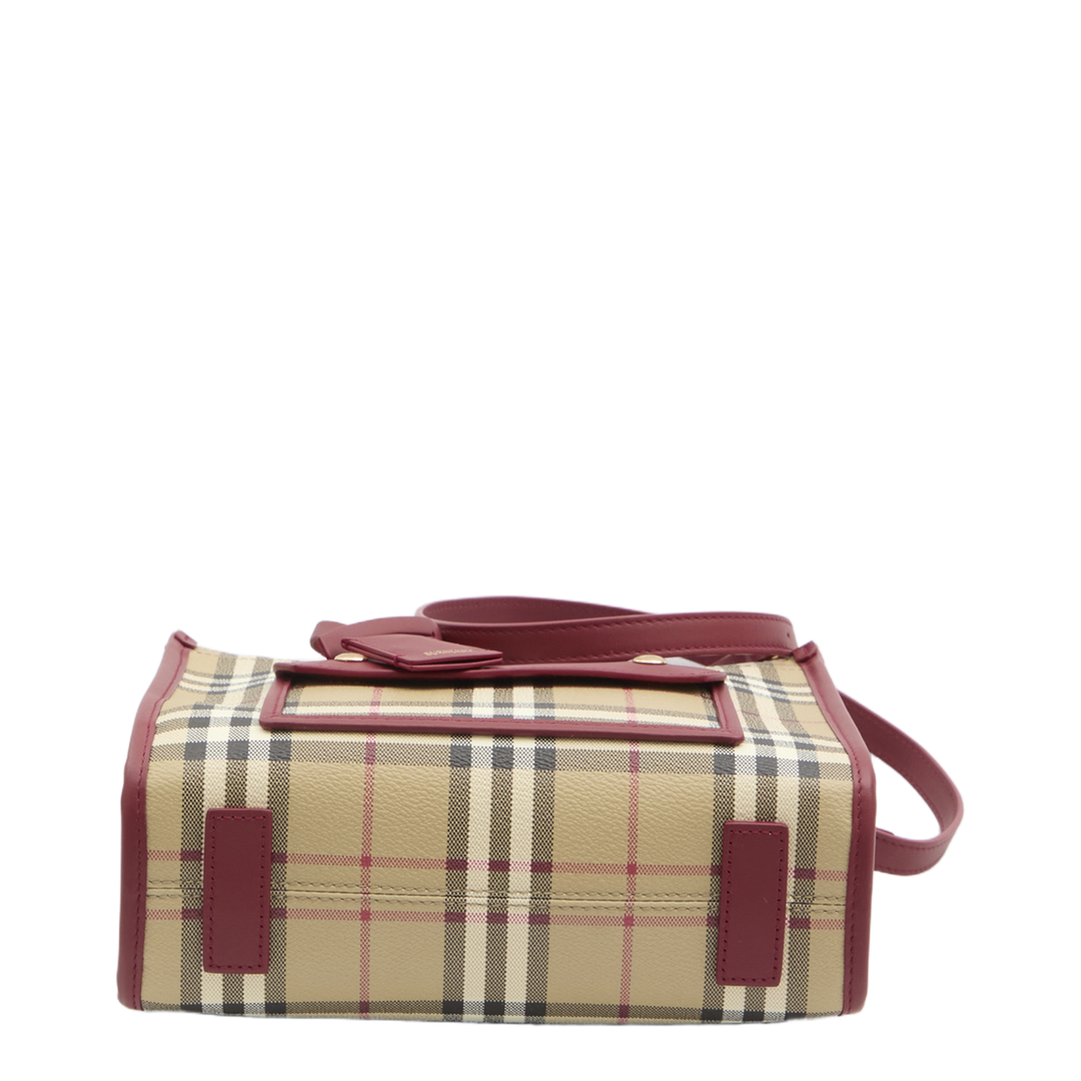 Freya Mini Canvas Tote Bag - Ruby Red