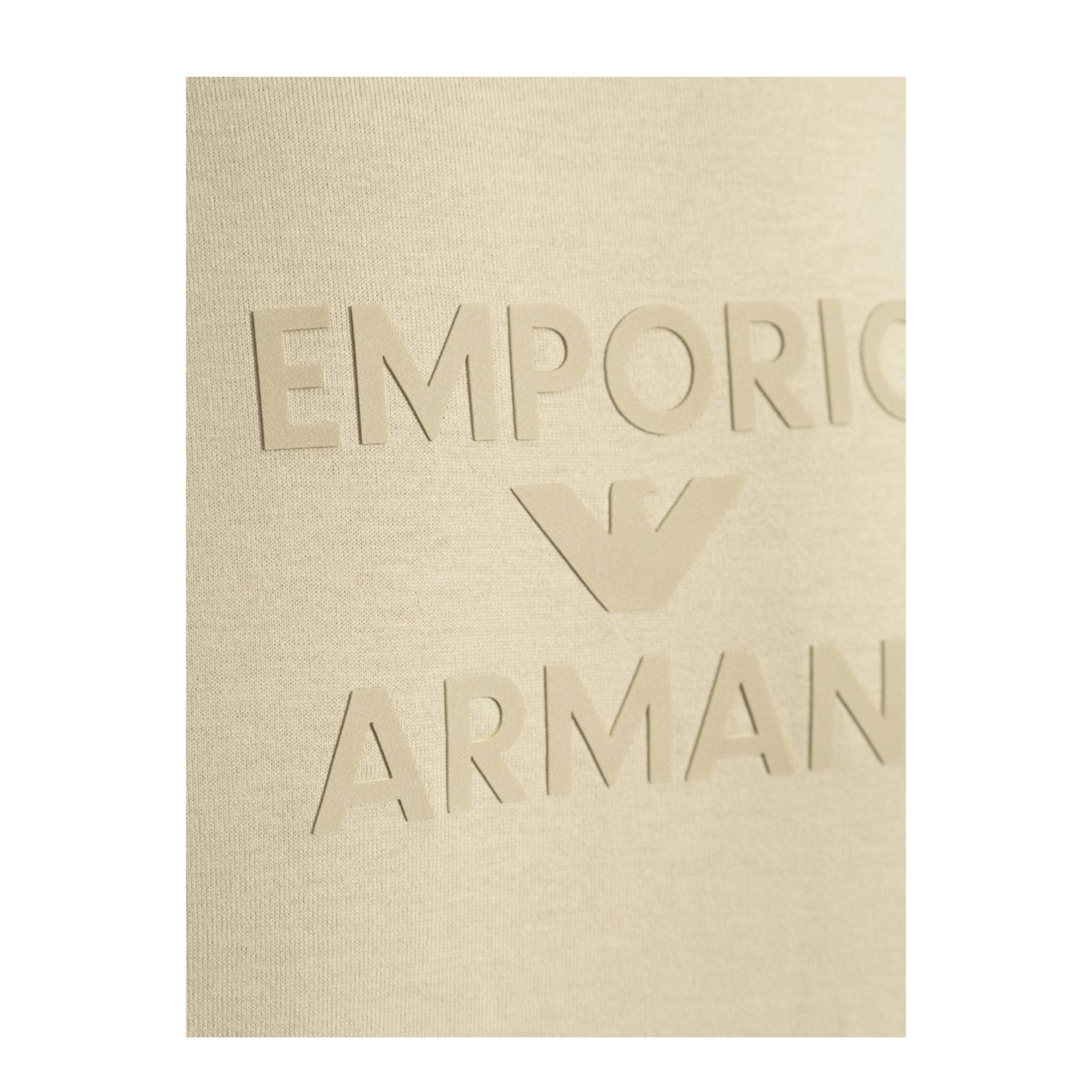 Logo Cotton T-Shirt in Beige