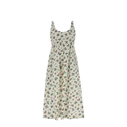 Printed Poplin Dress
