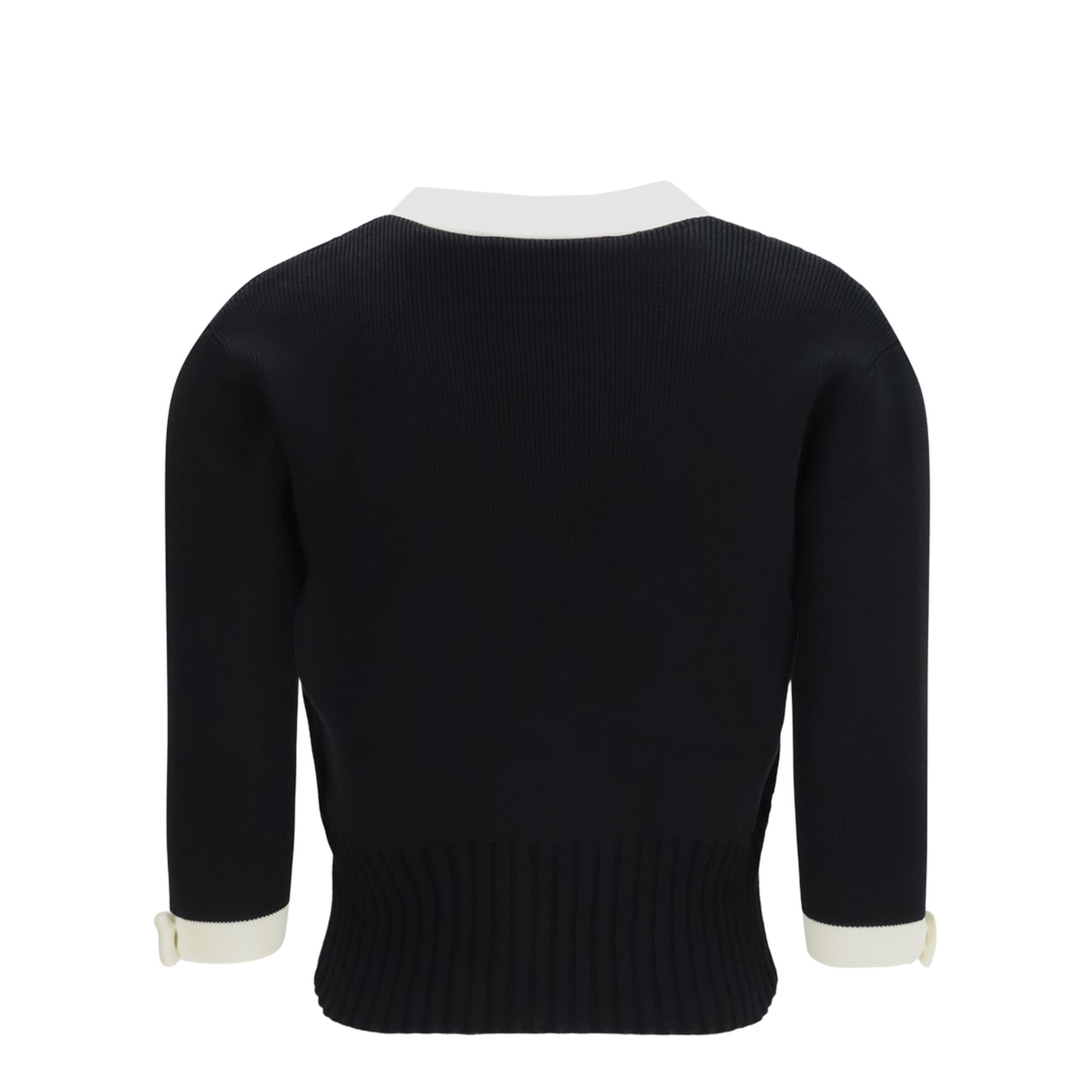 MAYFEYR - Valentino - Bicolor V-Neck Cardigan - 9B3KA16CAAJ