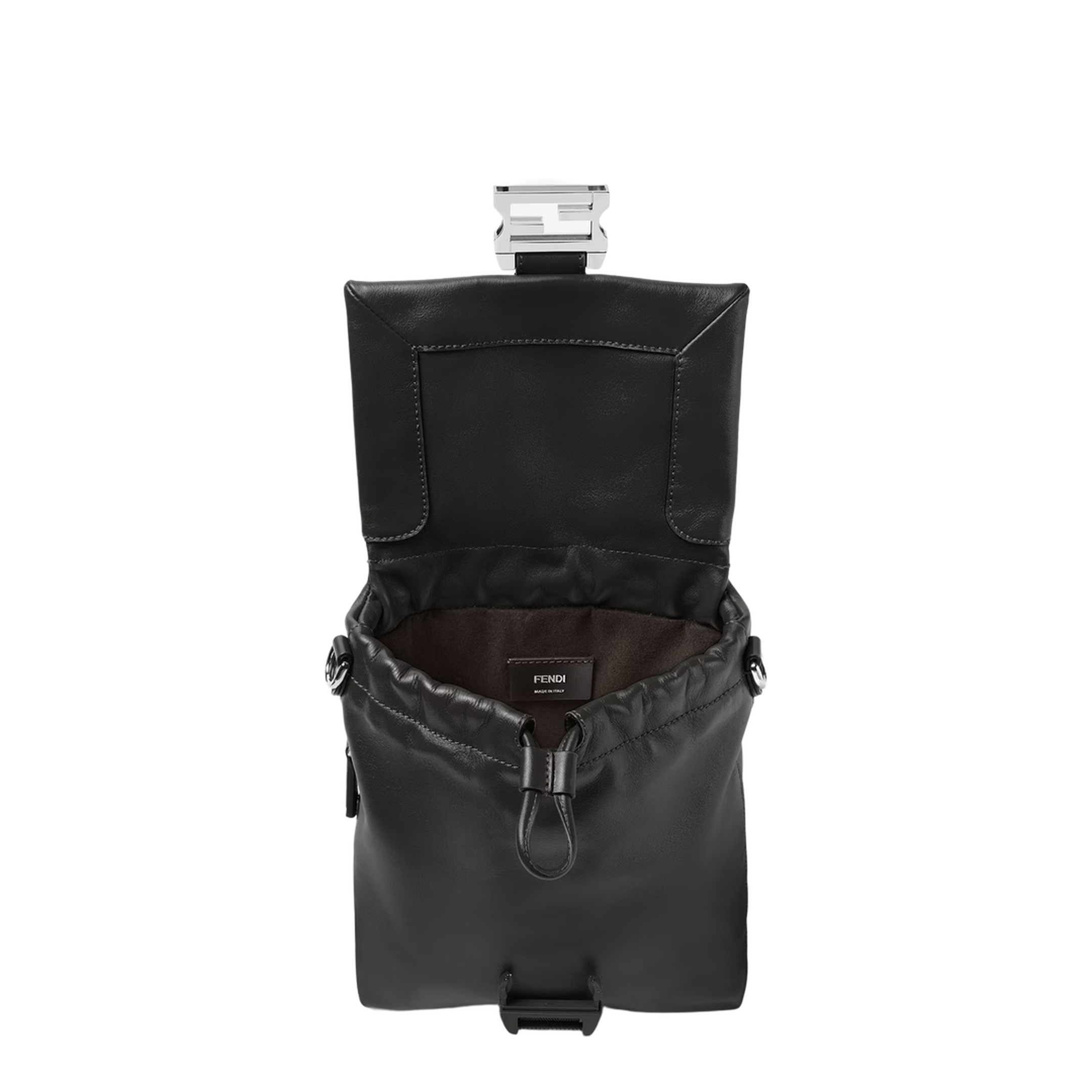 Flux Cross Body Leather Black