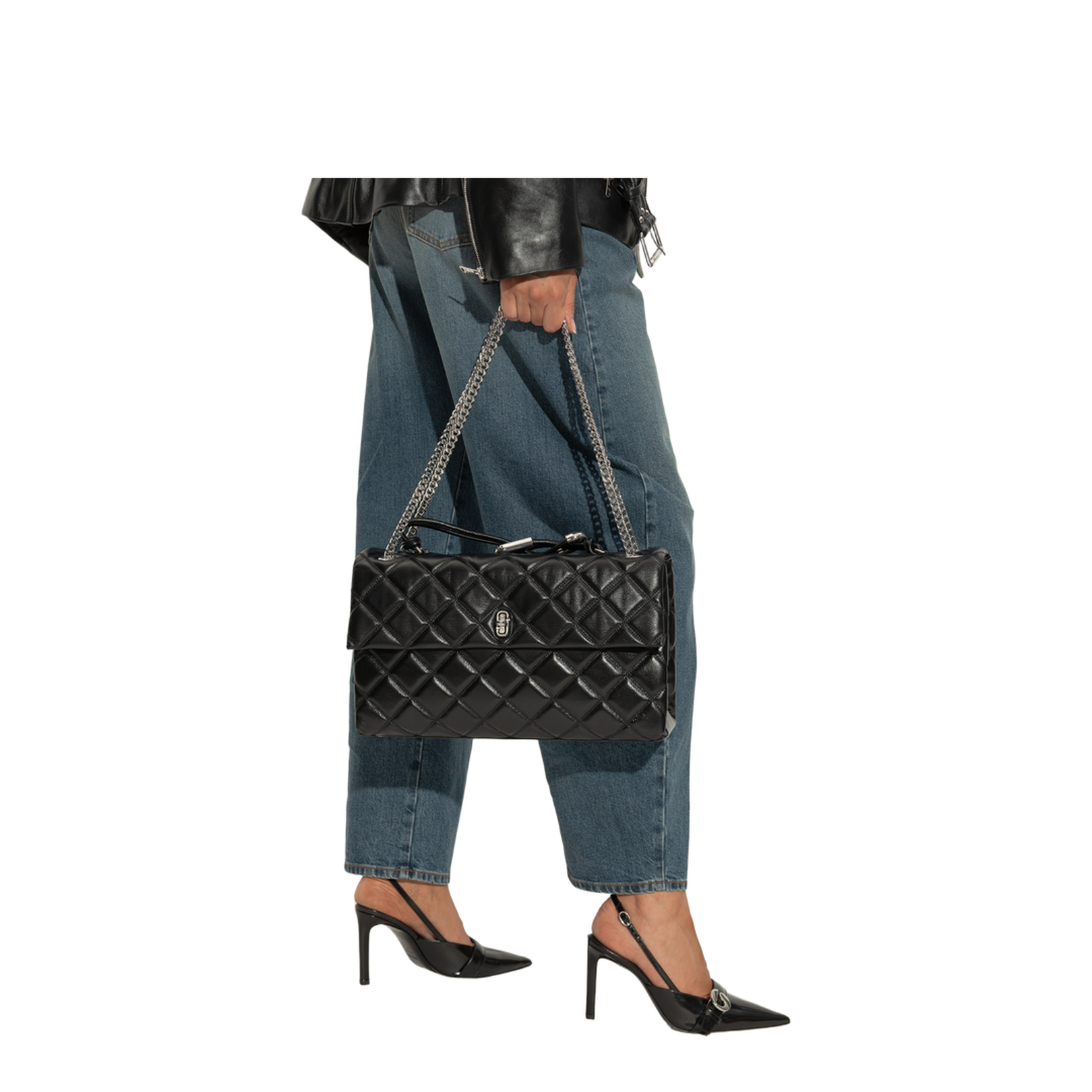 Quilted XL Dual Convertible Shoulder Bag