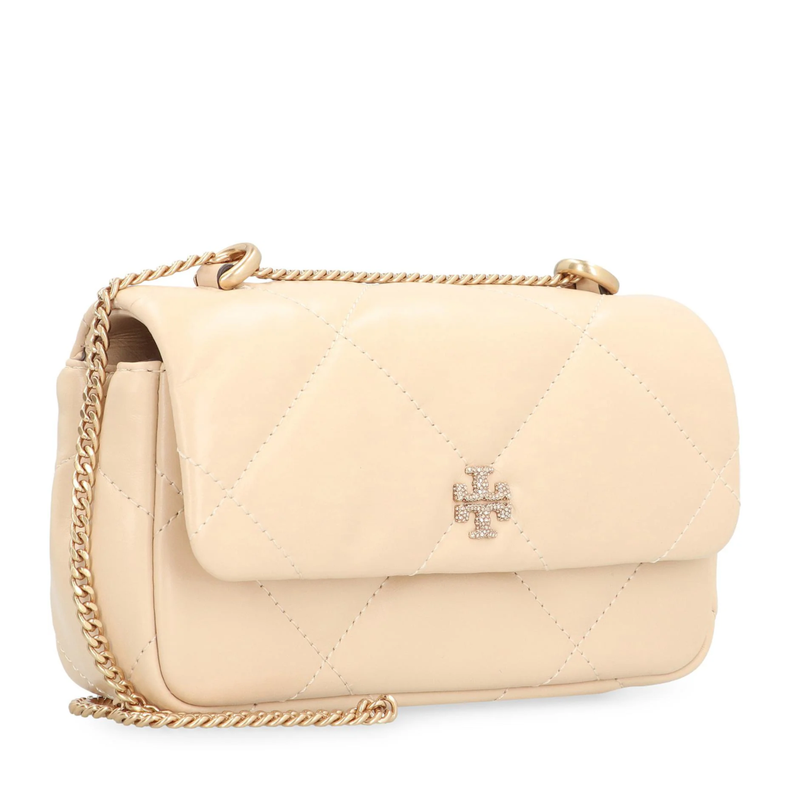 Kira Diamond Leather Mini Crossbody Bag