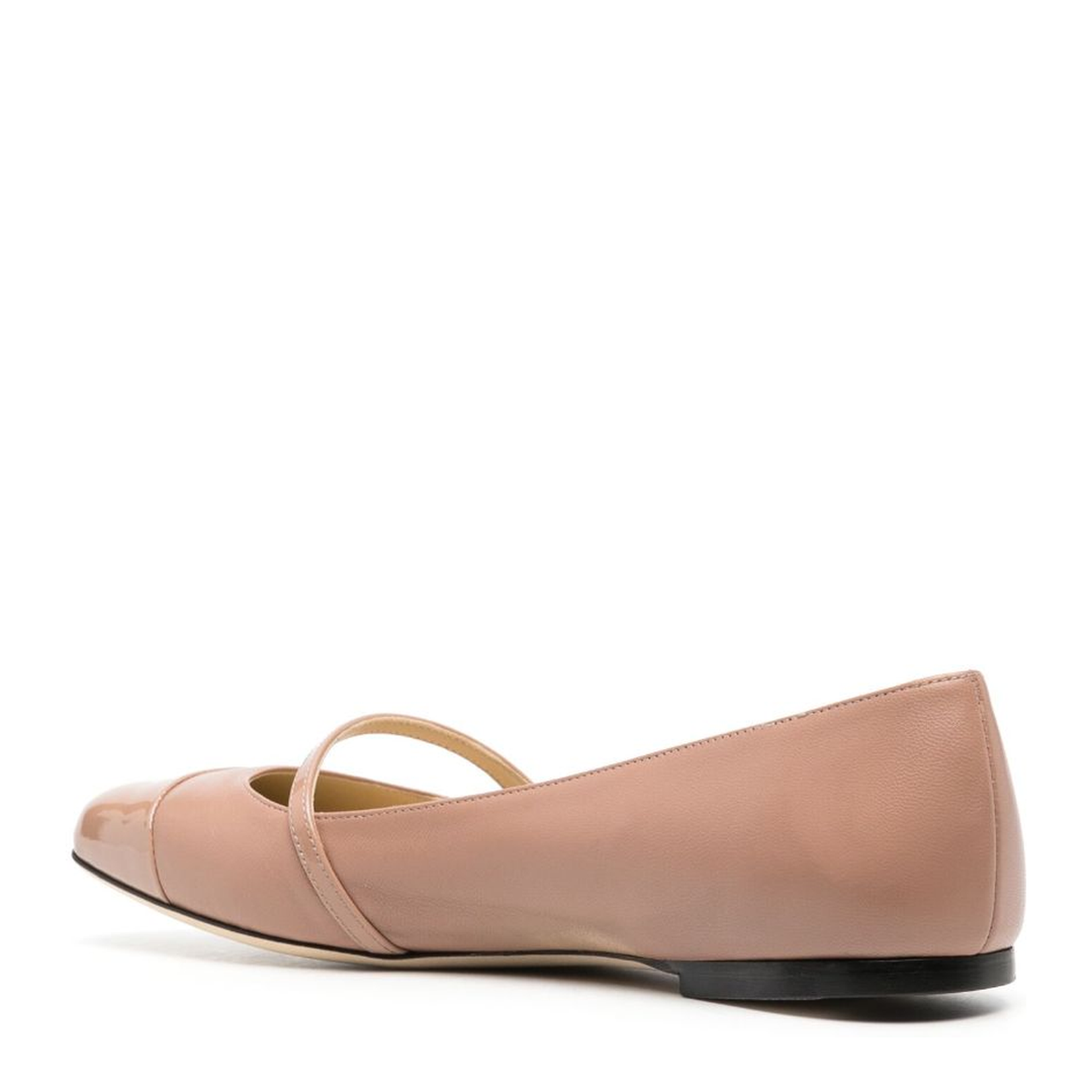 Ballet Pink Nappa and Patent Leather Pumps