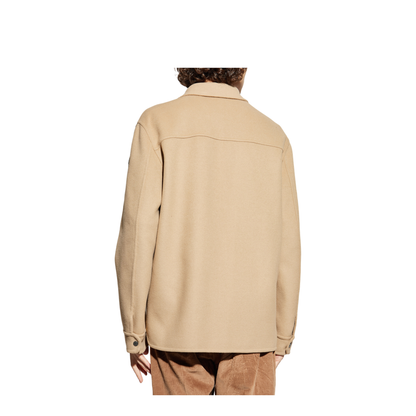 Brown Tagnit Reversible Wool Shirt Jacket