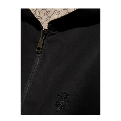 Reversible Zip Jacket In Cotton