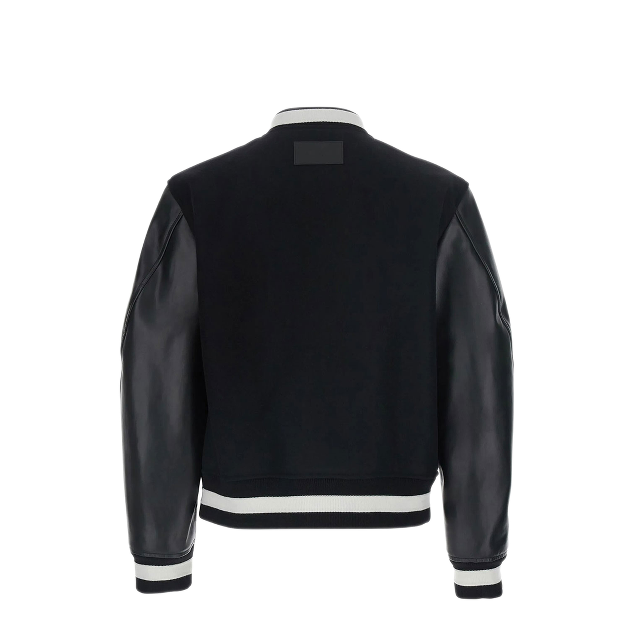 MAYFEYR - Givenchy - Wool And Leather Varsity Jacket - BM01JM6Y43001