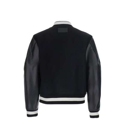 MAYFEYR - Givenchy - Wool And Leather Varsity Jacket - BM01JM6Y43001