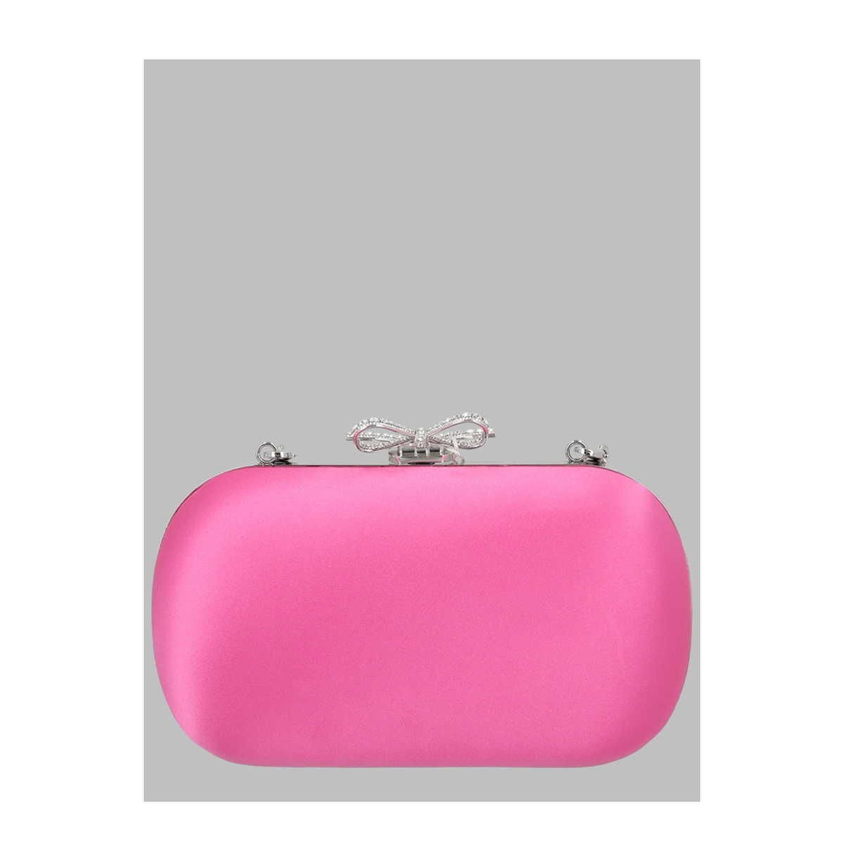 MAYFEYR - Self Portrait - Clutch In Raso Con Fiocco - PF26327PPINK