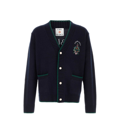 MAYFEYR - Casablanca - Wool Blend Cardigan - UPF26KW142901HOTELEMBLE