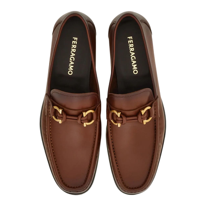 MAYFEYR - Ferragamo - Alain Leather Loafers With Hues - 02A0400786870