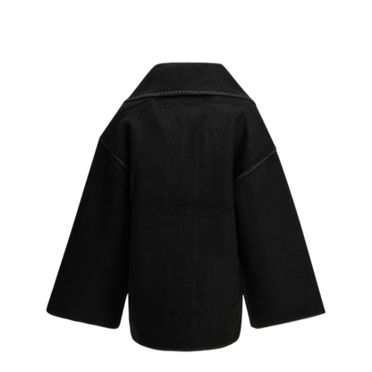 MAYFEYR - Toteme - Short Wool Coat - 2441018201200BLACK
