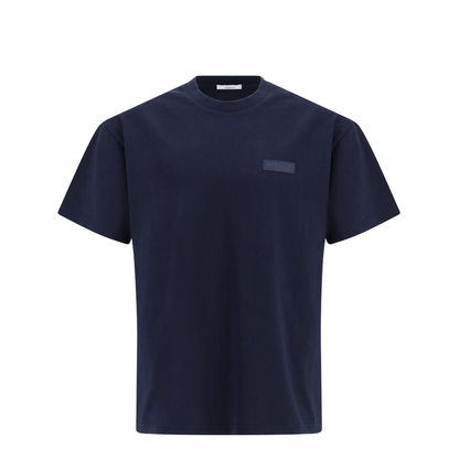 Cotton T-Shirt with Logo Patch