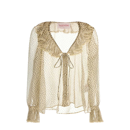 Ruffled Detailing Shirt