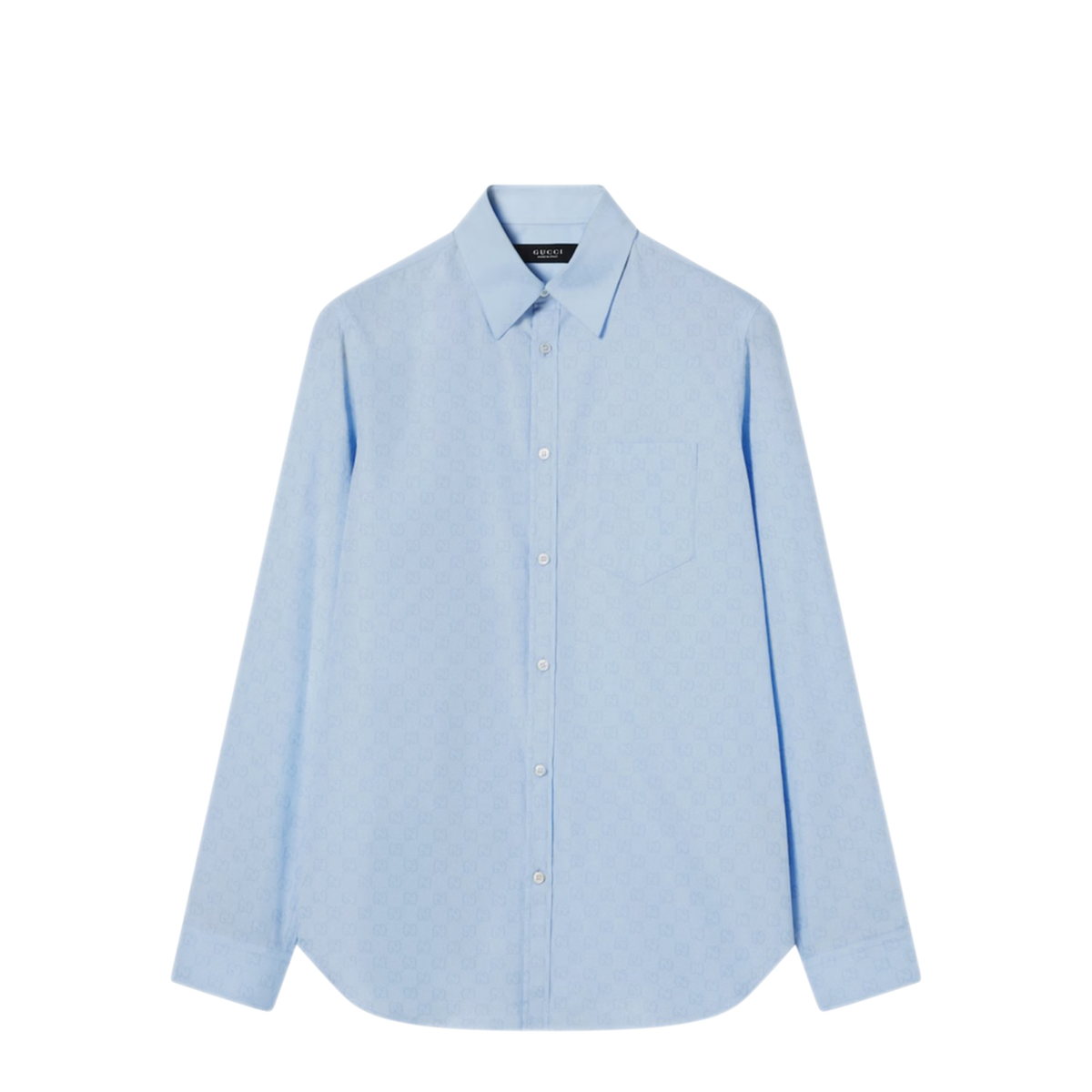 Light Blue Poplin Shirt