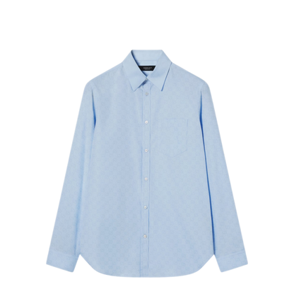 Light Blue Poplin Shirt