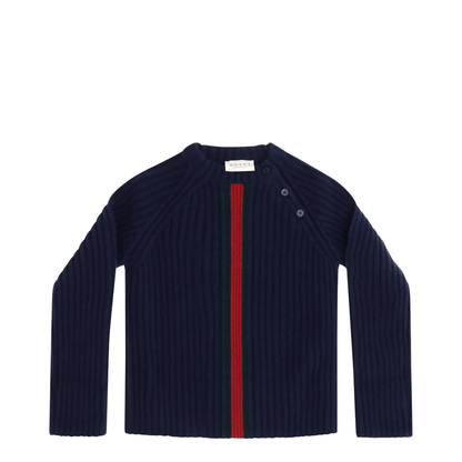 MAYFEYR - Gucci - Web Stripe Wool Sweater - 866182XKFIL