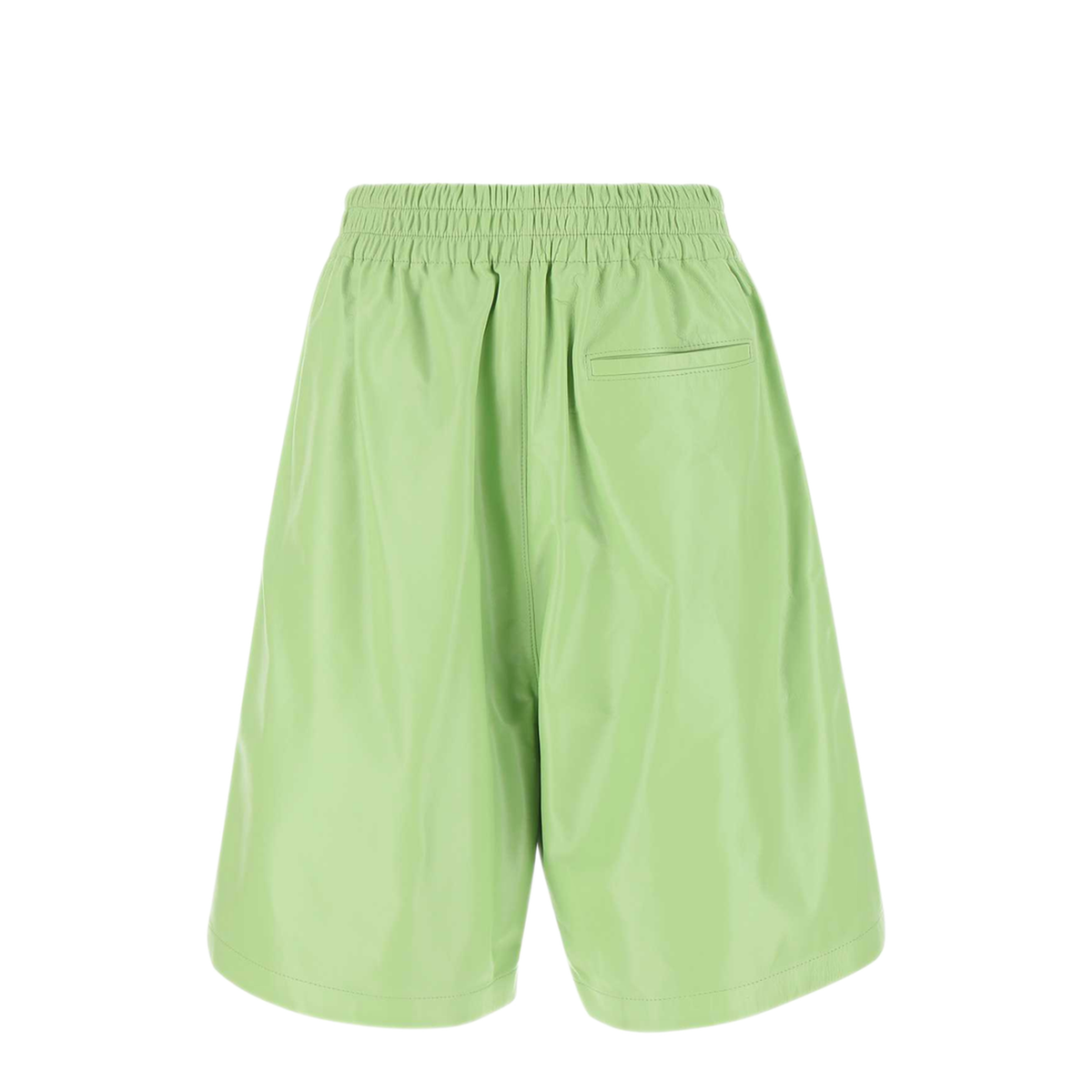 MAYFEYR - Bottega Veneta - Pastel Green Leather Shorts - 633445VKLC03516
