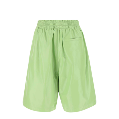 MAYFEYR - Bottega Veneta - Pastel Green Leather Shorts - 633445VKLC03516
