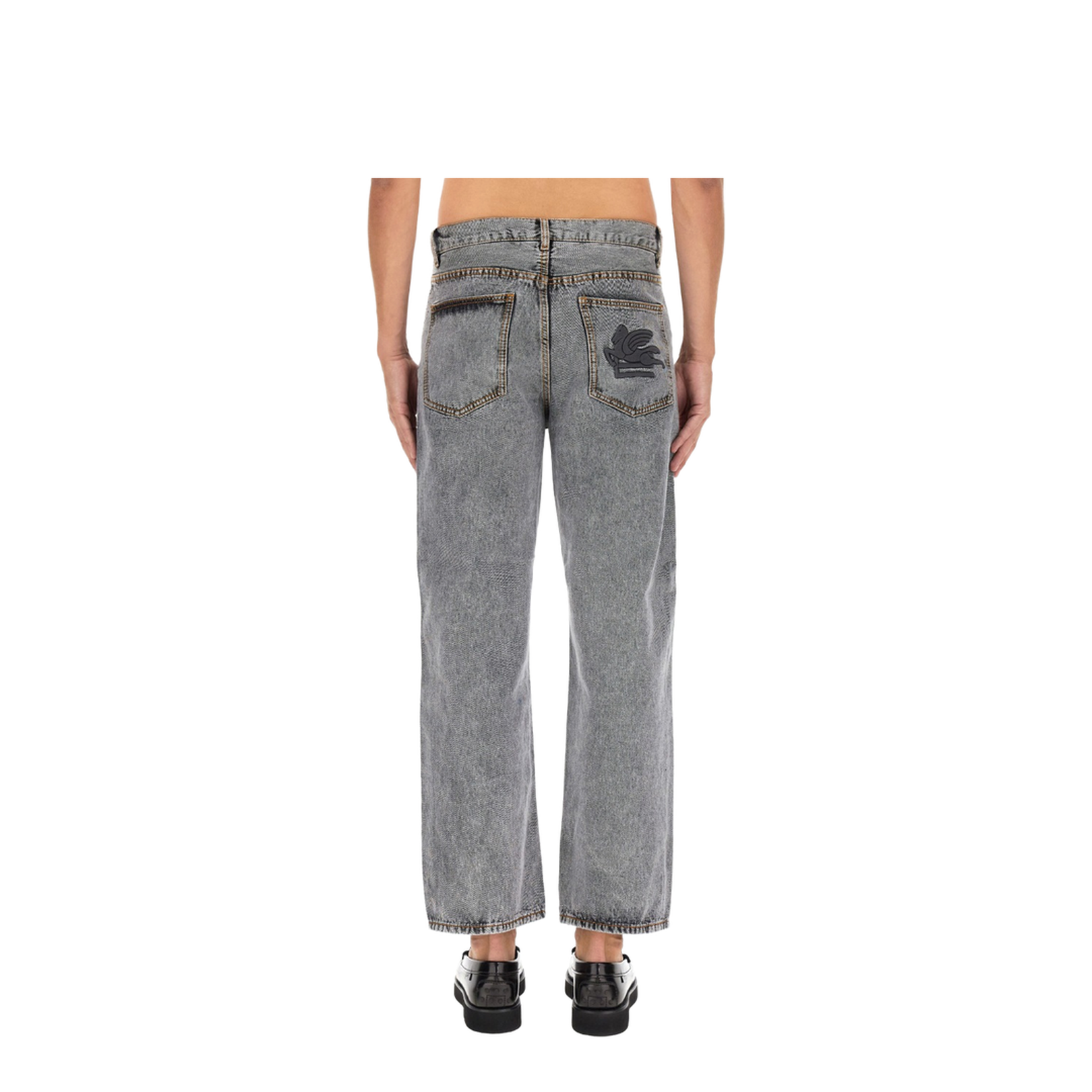 5-Pocket Straight-Leg Jeans