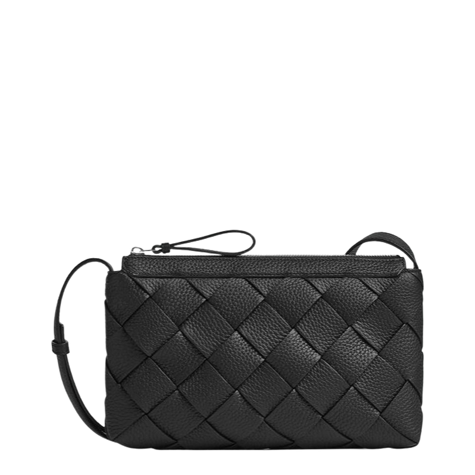 Black Leather Diago Bag