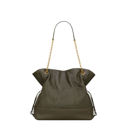 Jamie Small Leather Bucket Bags - Green