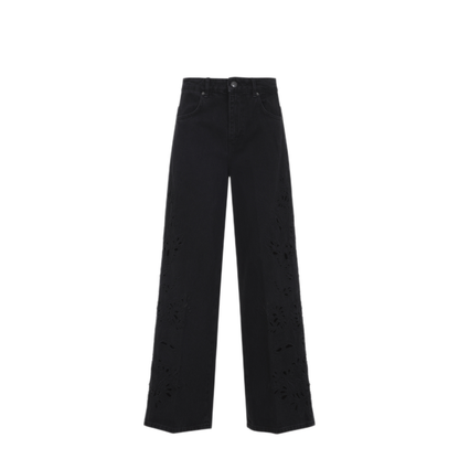 MAYFEYR - Farm Rio - Richilieu Black Cotton Jeans - 344820L0034