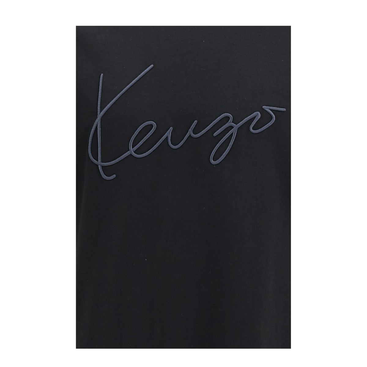 MAYFEYR - Kenzo - Embroidered Signature Cotton T Shirt - FG65TS2864SG99J