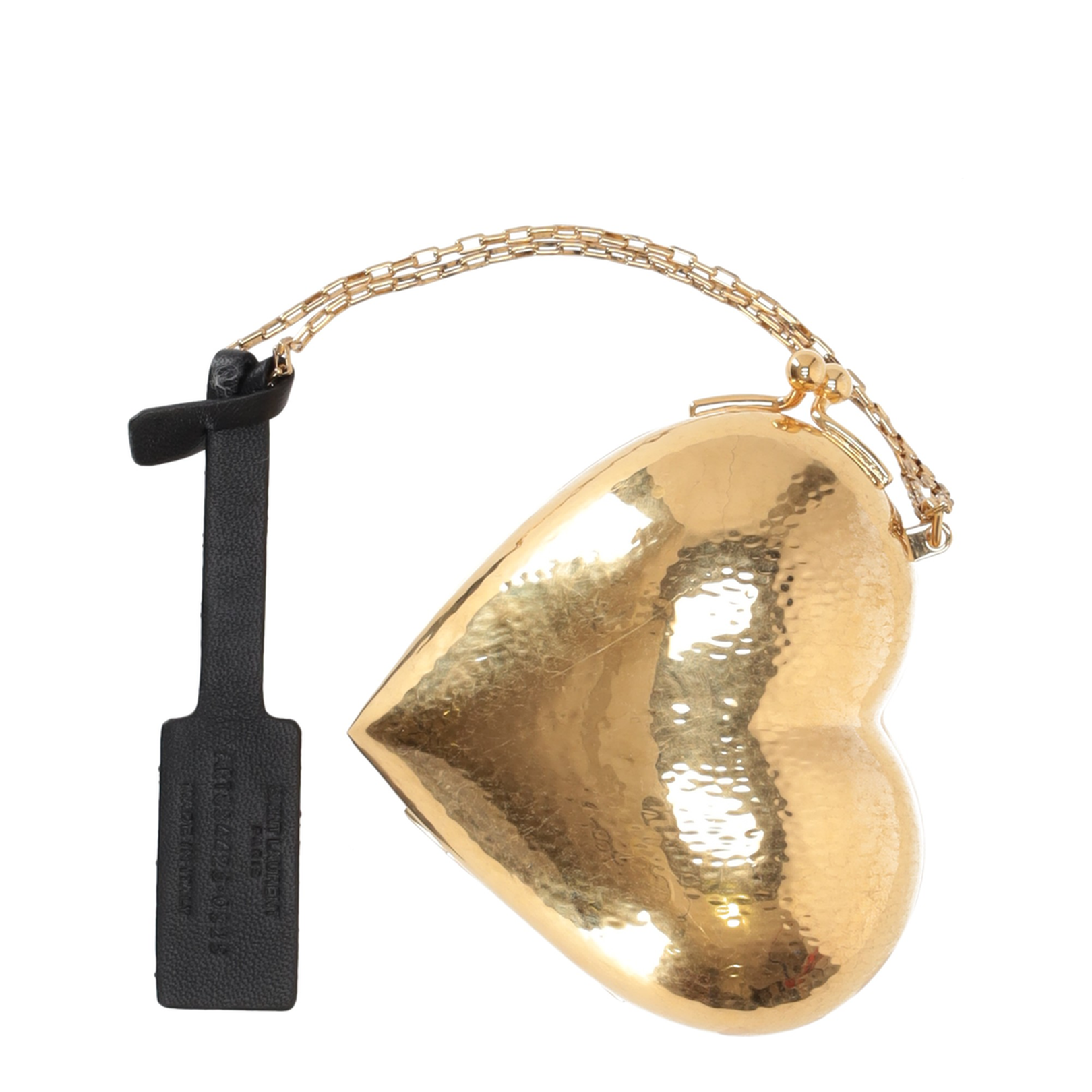 Evening Mini Brass Clutch Bags - Gold