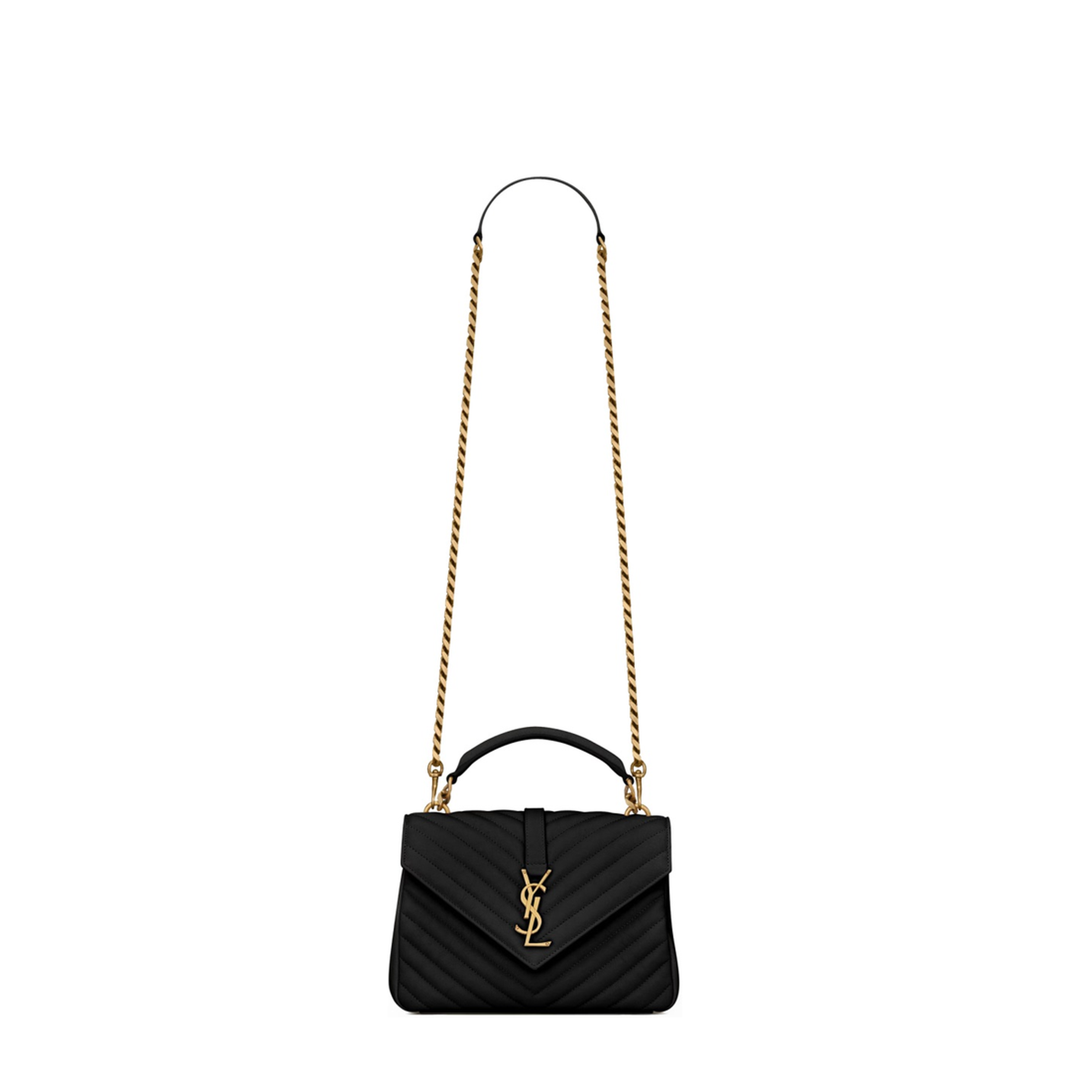 MAYFEYR - Saint Laurent - Quilted Leather Satchel - 600279BRM071000