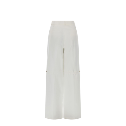White Cotton Trousers