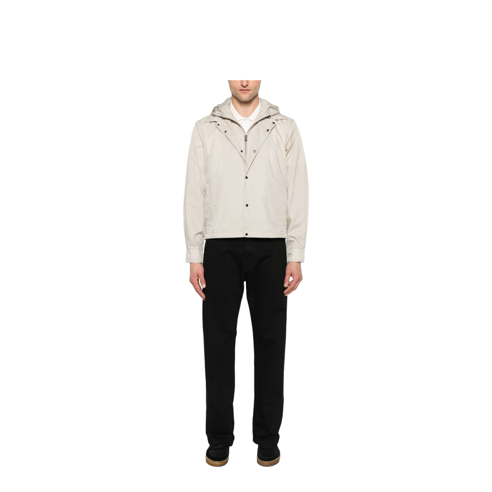 Nylon Blouson with Detachable Inner Panel