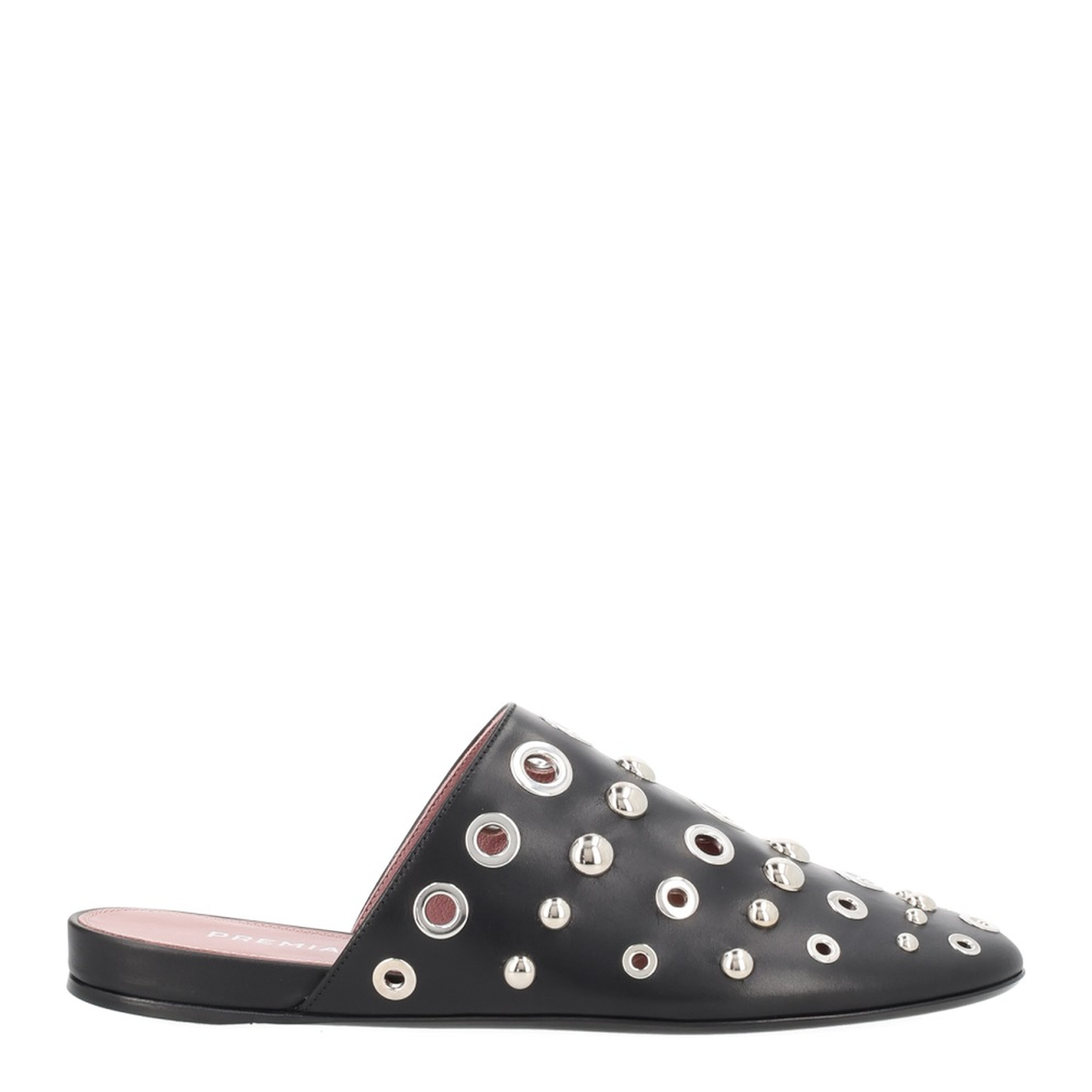 MAYFEYR - PREMIATA - Leather Slipper With Studs - M7329GOTEBNERO