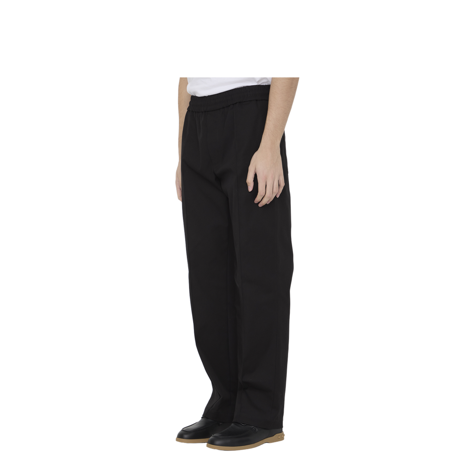 Black Stretch Cotton Pant