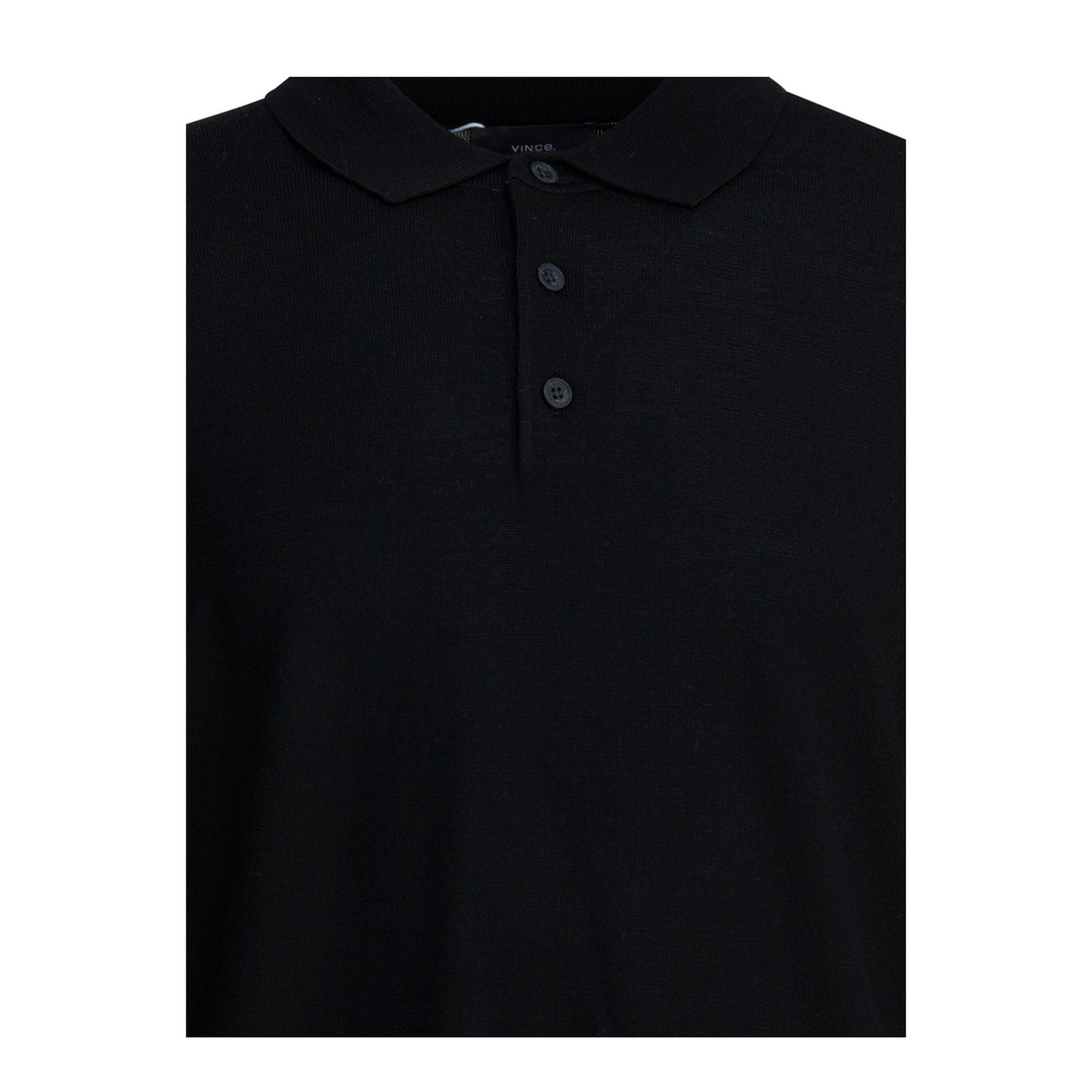 MAYFEYR - Vince - Merino Wool Polo Shirt - M05196453A001BLK
