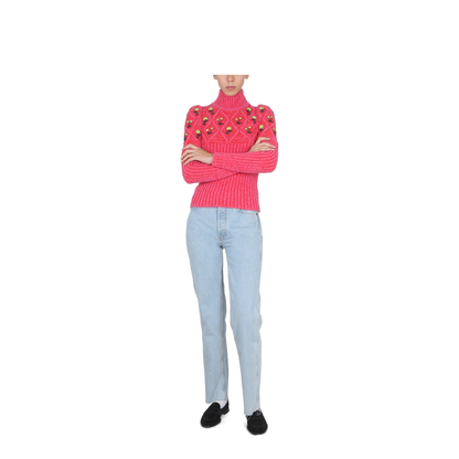 MAYFEYR - CORMIO - Jersey With Floral Embroidery - OMARED