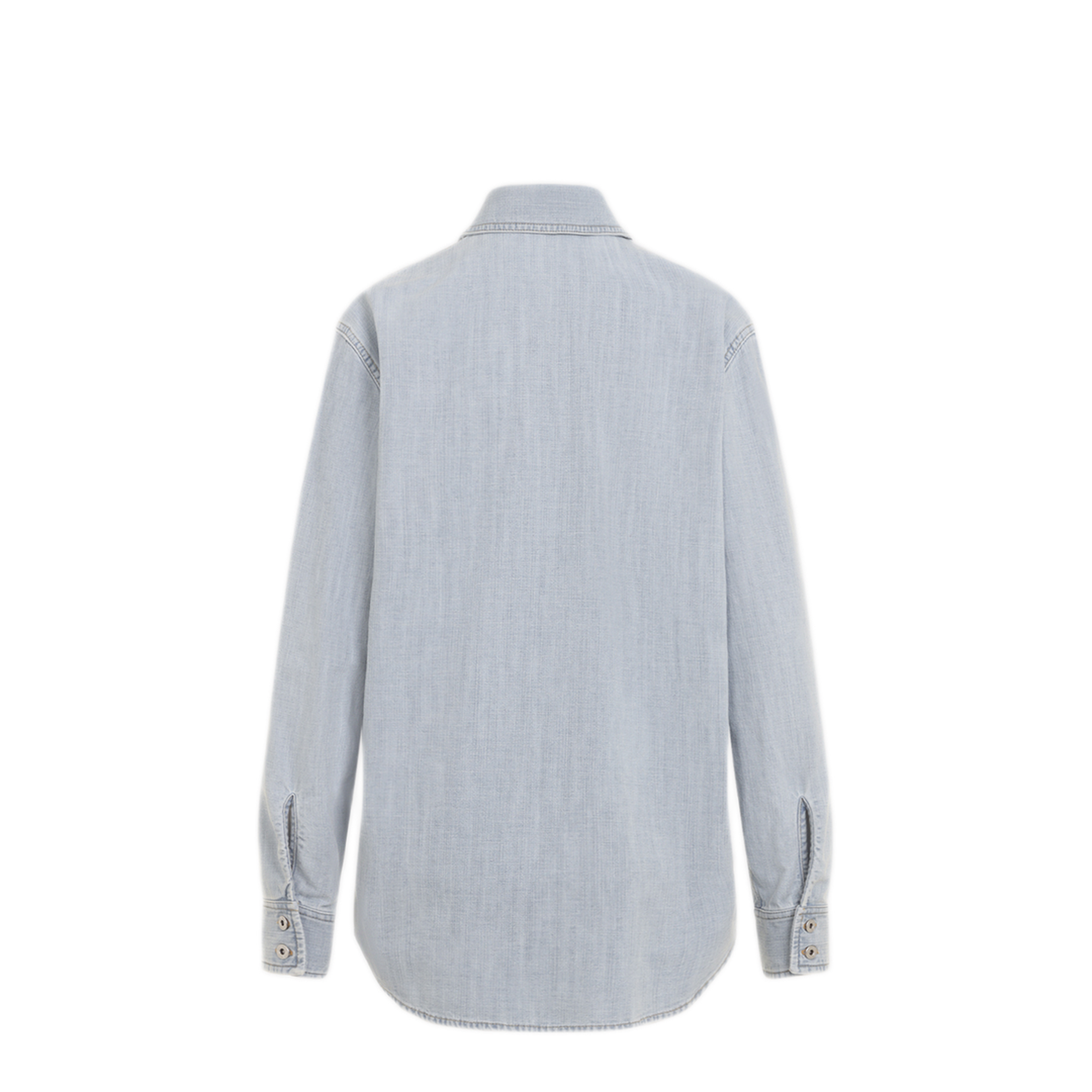 MAYFEYR - Bottega Veneta - Light Blue Chambray Shirt - 876842V6SI04946