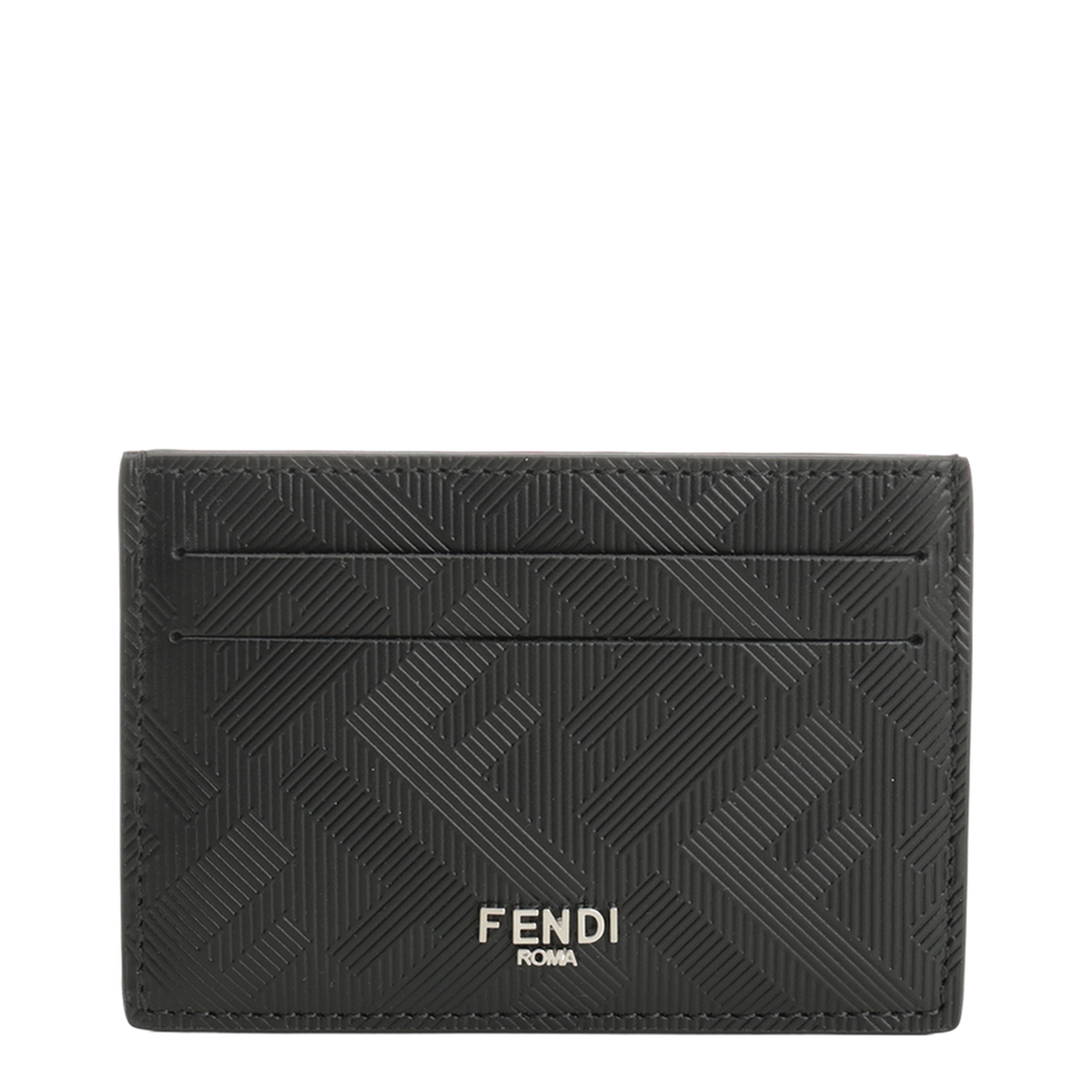 MAYFEYR - Fendi - Shadow Slim Card Holder Leather Black - 7M0371AJF4F0GXN